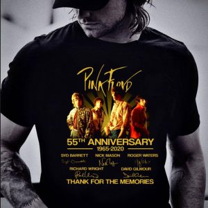Original Pink Floyd 55th Anniversary 1965-2020 Thank For The Memories shirt 1