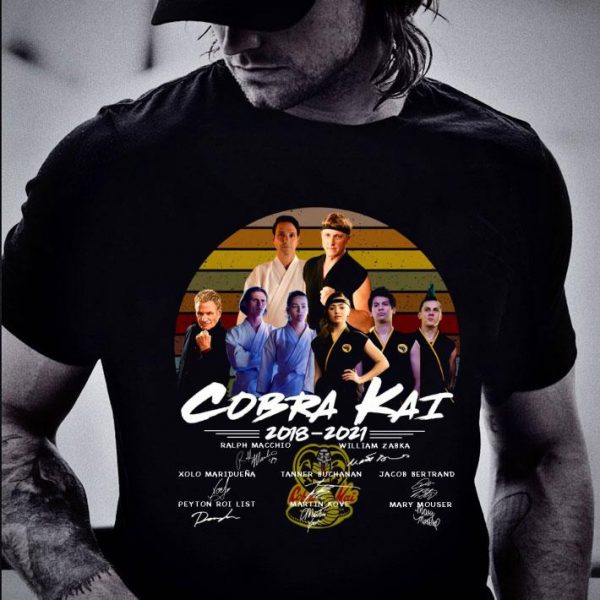 Premium  Vintage Cobra Kai 2018-2021 Signatures shirt