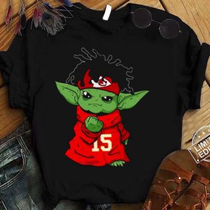 Baby Yoda Patrick Mahomes Kansas City Chiefs 15 shirt