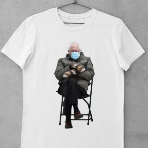 Hot Bernie Sanders Mittens Sitting Inauguration Funny Meme shirt
