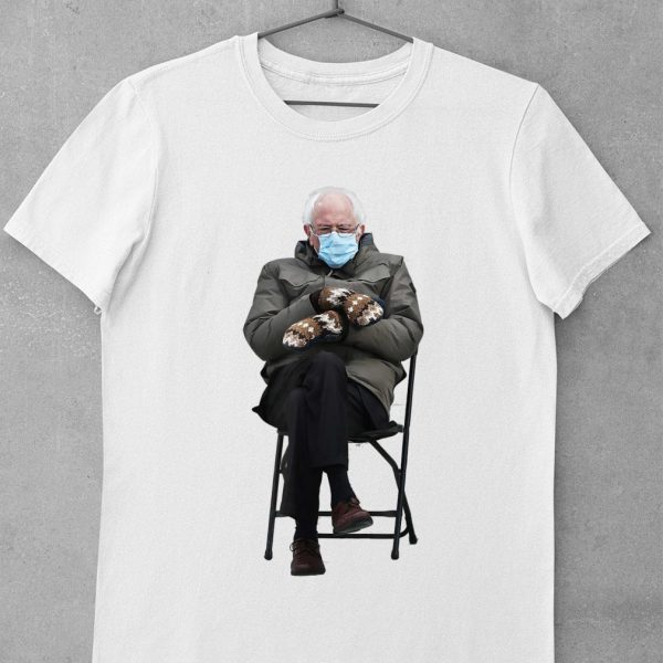 Hot Bernie Sanders Mittens Sitting Inauguration Funny Meme shirt