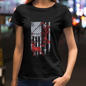 Premium Bow Hunting Deer Flag American Hunters shirt