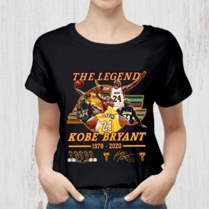 Vintage LA Lakers The Legend Kobe Bryant 1978-2020 Signature shirt
