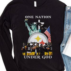 Pittsburgh Steelers Team Players One Nation Under God shirt 3
