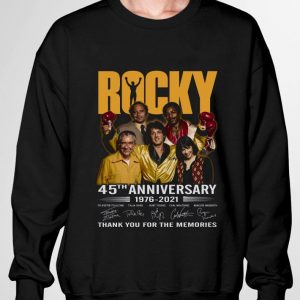 All character Rocky 45th Anniversary 1976-2021 Signatures shirt 2