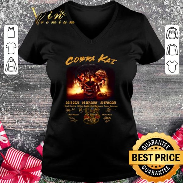 Premium Cobra Kai Season 3 2018-2021 03 seasons 30 episodes Signatures shirt