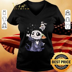 Awesome  Jack Skellington mashup Baby Yoda Star Wars shirt 2