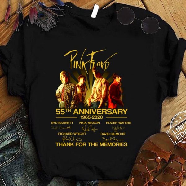 Original Pink Floyd 55th Anniversary 1965-2020 Thank For The Memories shirt
