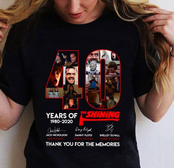 Best 40 Years Of 1980-2020 The Shining Jack Nicholson Signatures shirt