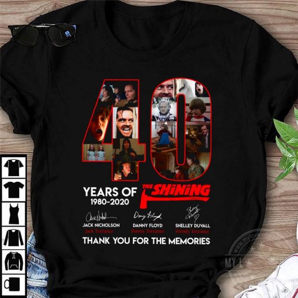 Best 40 Years Of 1980-2020 The Shining Jack Nicholson Signatures shirt
