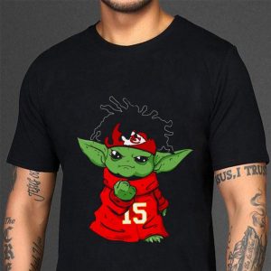 Baby Yoda Patrick Mahomes Kansas City Chiefs 15 shirt 2