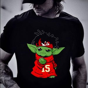 Baby Yoda Patrick Mahomes Kansas City Chiefs 15 shirt