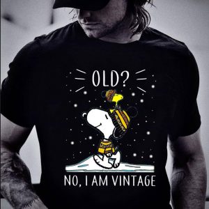 Snoopy Woodstock Old No I Am Vintage shirt