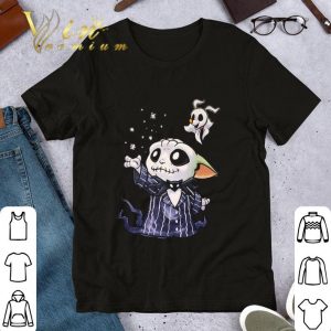 Awesome  Jack Skellington mashup Baby Yoda Star Wars shirt