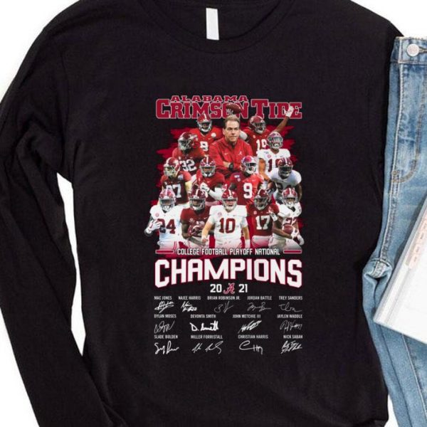 Alabama crimson tide college football playoff national champions shirt