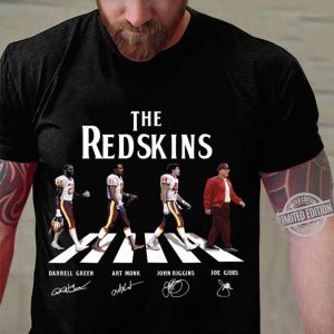 Best The Redskins Abbey Road Signatures Darrell Green Art Monk shirt 2