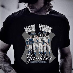 Kiss Band Members New York Yankees Dressed To Kill shirt 1