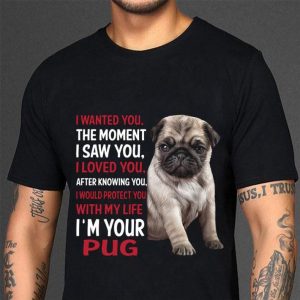 Hot I'm Your Pug I Wanted You The Moment I Saw You I Loved You After Knowing You shirt 2