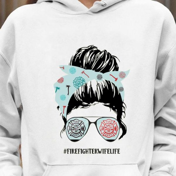 Official Lady Girl #Firefighterwifelife shirt
