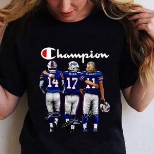 Original Buffalo Bills Champion Diggs Allen Cole Beasley Signatures shirt