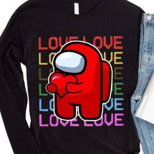 Love Among Us Valentine's day shirt 3