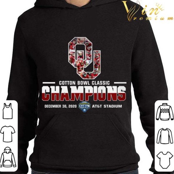 Oklahoma Sooners Cotton Bowl Classic Champions December 30 2020 shirt