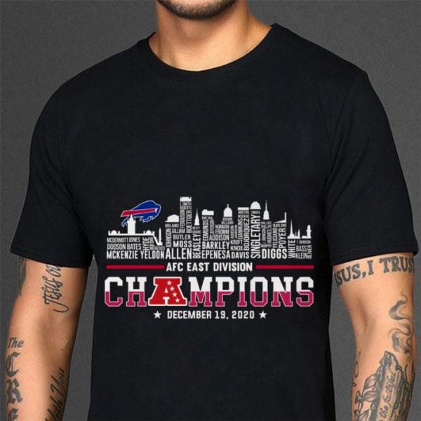 Original Buffalo Bills AFC East Division Champions 2020 Name Players shirt
