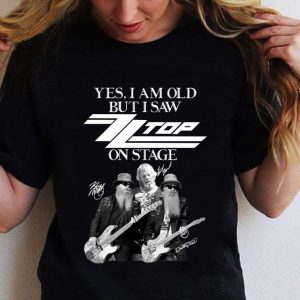 Funny Yes I Am Old But I Saw ZZ Top Band On Stage shirt 1