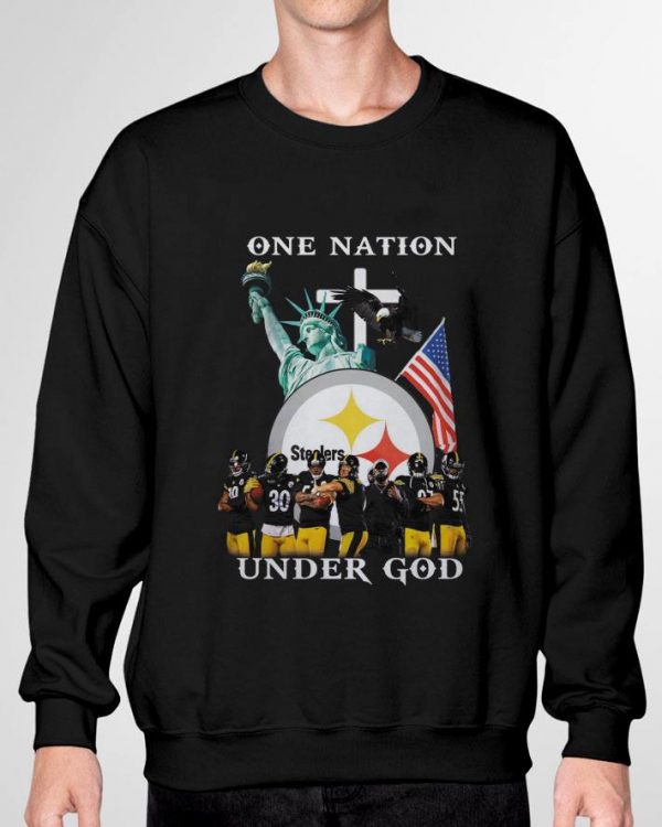 Pittsburgh Steelers Team Players One Nation Under God shirt