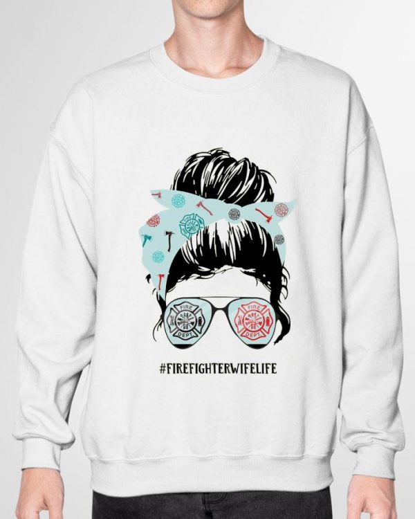 Official Lady Girl #Firefighterwifelife shirt