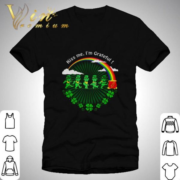 Dancing Bears Kiss Me I'm Grateful Dead St. Patrick's Day Shirt