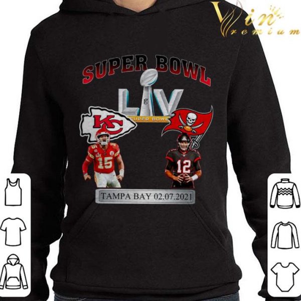 Super Bowl LV Champions Chiefs Vs Tampa Bay Buccaneers Tom Brady Patrick Mahomes Shirt