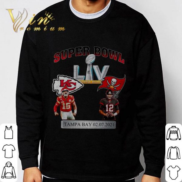 Super Bowl LV Champions Chiefs Vs Tampa Bay Buccaneers Tom Brady Patrick Mahomes Shirt