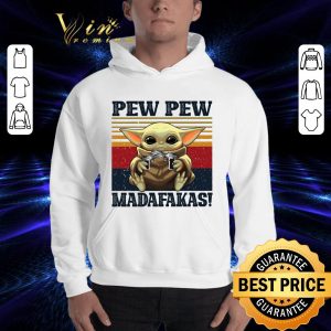 Original Star Wars Baby Yoda Pew Pew Madafakas Mandalorian Vintage shirt 2