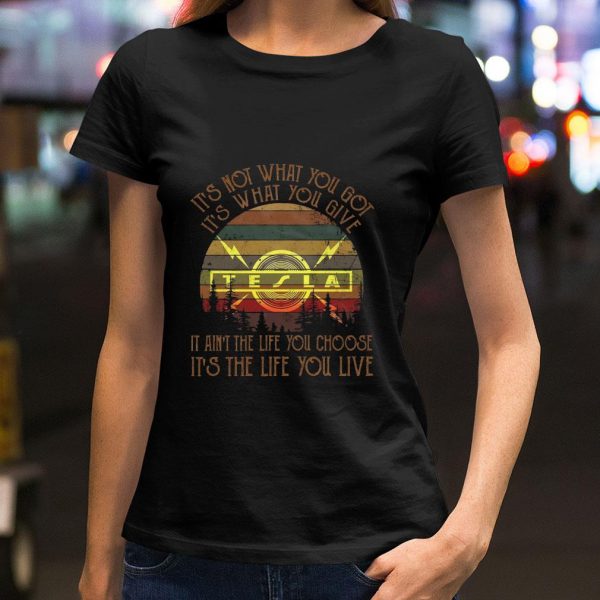 Hot Tesla Band It's Not What You Got It's What You Give Vintage Shirt