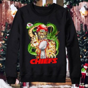 Funny Kansas City Chiefs Son Goku Kamehameha Super Bowl Dragon ball shirt 3