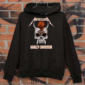 Hot Skull Metallica Motor Harley-Davidson Cycles Shirt 6