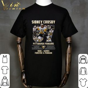 87 Sidney Crosby Pittsburgh Penguins 1000 Games Forever A Penguins Shirt 1