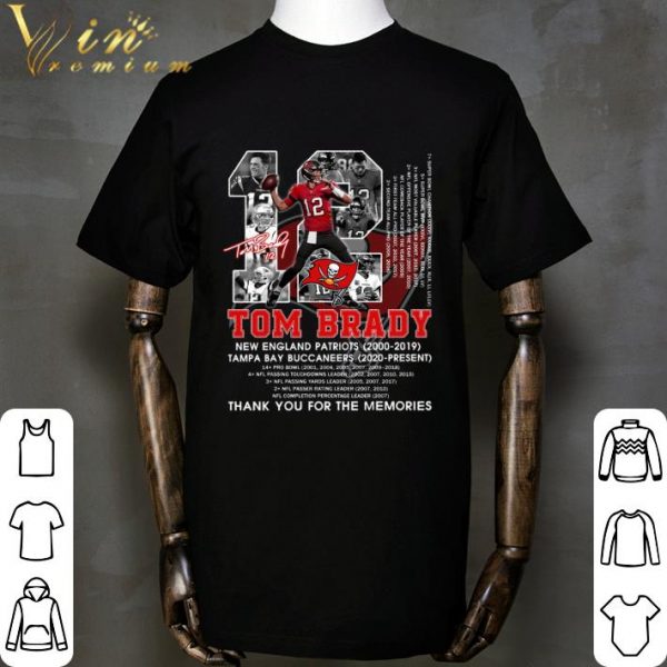 No. 12 Tom Brady New England Patriots 2000-2019 Tampa Bay Buccaneers 2020-Present Champions Super Bowl shirt