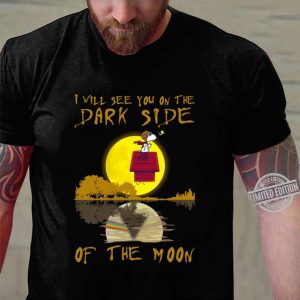 Best Snoopy Woodstock Pink Floyd I Will See You On The Dark Side Of The Moon Shirt 2
