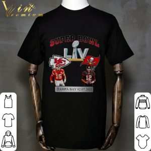 Super Bowl LV Champions Chiefs Vs Tampa Bay Buccaneers Tom Brady Patrick Mahomes Shirt