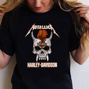 Hot Skull Metallica Motor Harley-Davidson Cycles Shirt