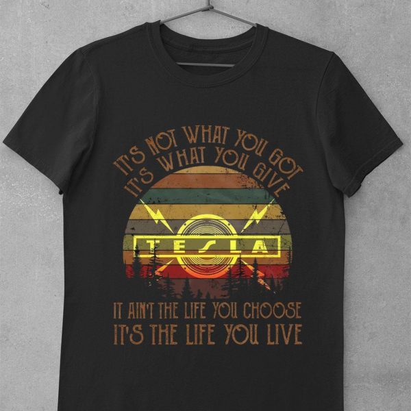 Hot Tesla Band It's Not What You Got It's What You Give Vintage Shirt