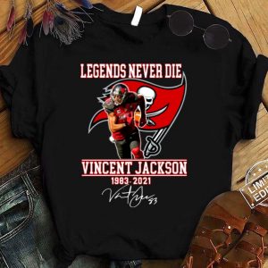 Best Vicent Jackson Tampa Bay Buccaneers Legends Never Die 1983-2021 Signature Shirt