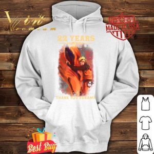 Funny Naruto 22 years 1998-2021 Thank You Kurama Anime shirt 3