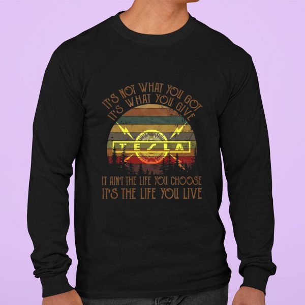 Hot Tesla Band It's Not What You Got It's What You Give Vintage Shirt