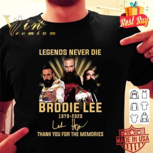 Awesome Legends Never Die Brodie Lee 1978-2020 Signature Shirt 1