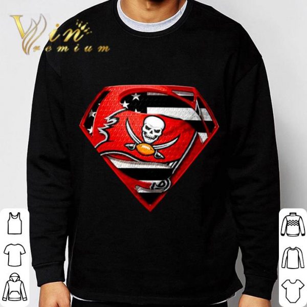 Superman Tampa Bay Buccaneers Champions Super Bowl LIV American Flag shirt