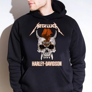 Hot Skull Metallica Motor Harley-Davidson Cycles Shirt 4