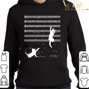 2021 Cats Playing Musical Notes And Make It Down shirt 3